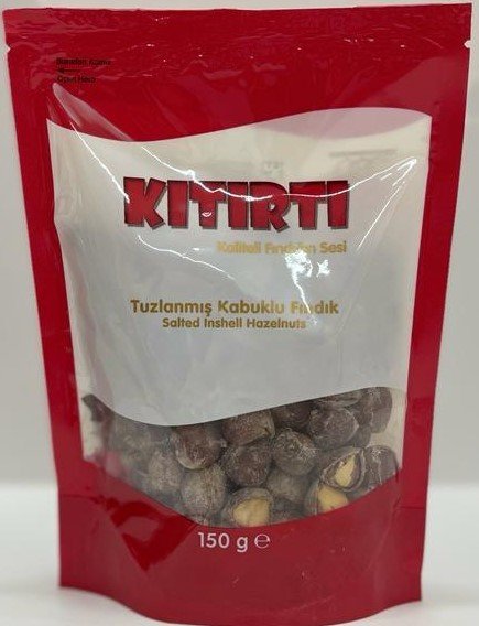 Kıtırtı Tuzlu Kavrulmuş Kabuklu Fındık 150 GR