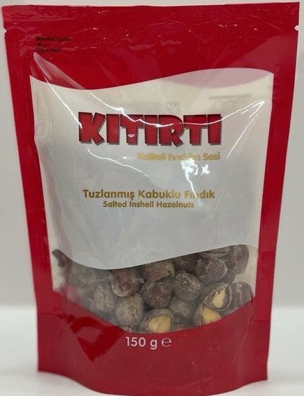 Kıtırtı Tuzlu Kavrulmuş Kabuklu Fındık 150 GR