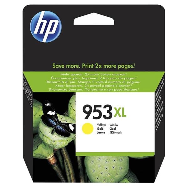 HP 953XL Yüksek Kapasiteli Sarı (Yellow) Kartuş F6U18AE