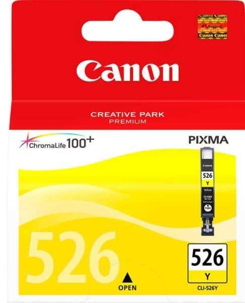 Canon CLI-526 Y Orijinal Sarı Mürekkep Kartuşu