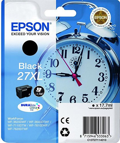 Epson 27XL C13T27114010 Siyah Mürekkep Kartuş