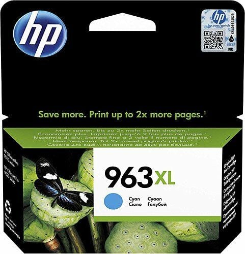 HP 3JA27AE 963XL Mavi Mürekkep Kartuşu
