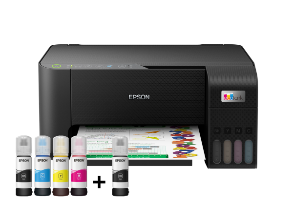 Epson Ecotank L3250 Wi-Fi + Tarayıcı + Fotokopi Renkli Çok Fonksiyonlu Tanklı Mürekkep Püskürtmeli Yazıcı ( ORİJİNAL)